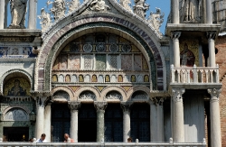 Closeup St Marks Basilica Venice Photo 1625A