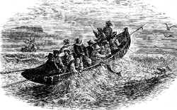 cod fishing historical illustration