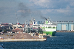 Commercial Loading Dock At Helsinki Finland