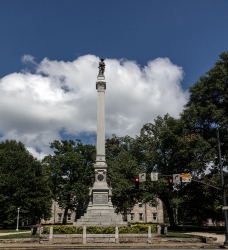 confederate monument on the state capitol grounds in raleigh nor