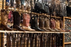 Cowboy boots for sale at the San Antonio