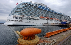 Cruise Ship Docked At Pier Oslo Norway Photo 