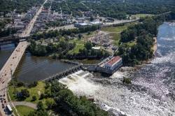 Dam on the Wisconsin Rivers