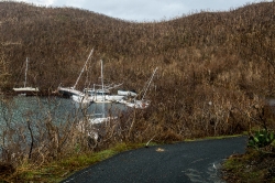 damage boats on island of st john from hurricane irma 0006
