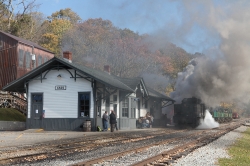 Depot at Cass Scenic Railroad State Park