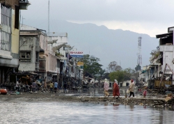 devastating tsunami which destroyed homes
