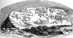 dighton rock historical illustration