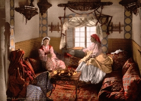 Distinguished Moorish women Algiers Algeria historical print