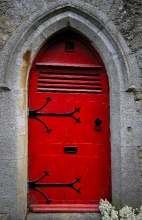Door to the Trinitarian Abbey
