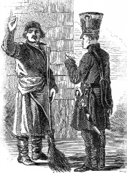 Dvornik And Postman Historical Illustration