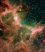 Eagle Nebula Flaunts its Infrared Feathers