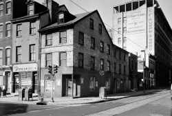 Elevation taken before demolition in 1959 - 501 Arch Street Hous