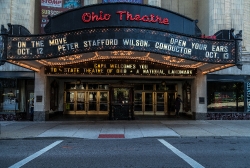 Entrance to the Ohio Theatre a performing arts center in Columbu