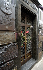 Evita Peronat the Recoleta cemetery