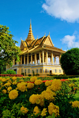 Exterior Royal Palace Phnom Penh Cambodia Photo 