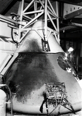 Exterior view of the Apollo 204 spacecraft after the fire 3