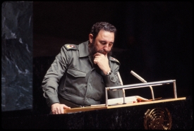 fidel Castro Prime Minister of Cuba at the UN 1979