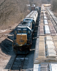 freight trains on tracks