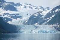 glacier harriman fiord western prince william sound alaska