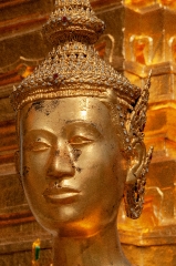 Golden statue Kinnari