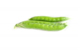 green peas on  white background photo image