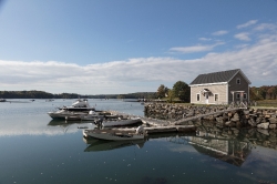 Harbor in Newcastle Maine
