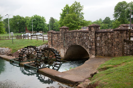 Historic Bridge built by the WPA Spring Park Tuscumbia Alabama