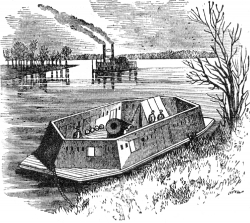 historic engraving mortor boat 605a