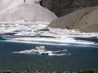 iceberg lake in glacier national park