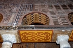 Interior Hanging Church Coptic Cairo Egypt doorway