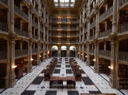 Interior of George Peabody Library