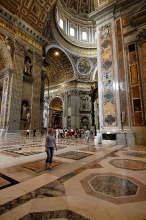 interior st peters basilica rome italy photo 0685