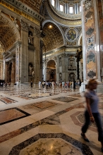 interior st peters basilica rome italy photo 0686