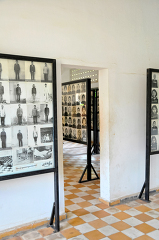 Interior Tuol Sleng Genocide Museum Phnom Penh Cambodia Photo 