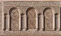 intricate details of morrish architecture marrakech morocco