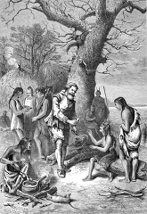 John Smith a Captive Among the Indians