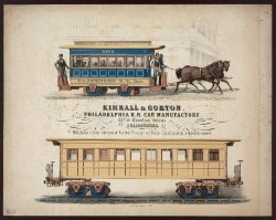 Kimball Gorton Philadelphia RR Car Manufactory Historical Illust
