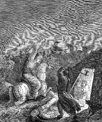 Kirghese Raid On A Hostile Tribe Historical Illustration