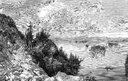 lake champlain historical illustration