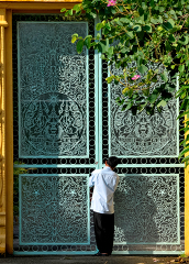 Large Decorative Gates Royal Palace Phnom Penh Photo 