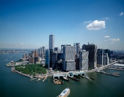 Manhattan New York City before September 11 2001
