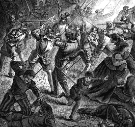 Massacre of the Huguenots at Fort Carolina
