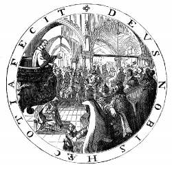 middle ages historical illustration gods mercy emblem