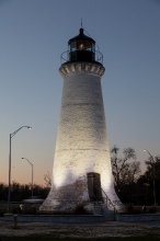 Mississippi Round Island Lighthouse stood from 1859 to 1998