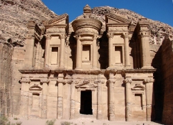 Monastery at Petra Jordan