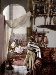 Moorish women Algiers Algeria historical print