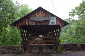Morton Mill covered bridge Blount County Alabama