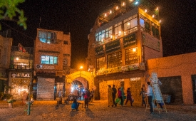 Near Djemaa al Fna Main Square at Night Marrakech Morocco Photo 