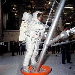 neil armstrong during eva simulation 2