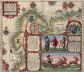 new map of norway 1601
